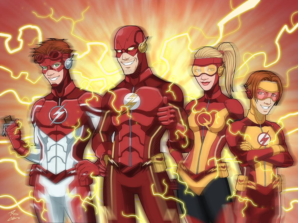 Flash family wallpapers