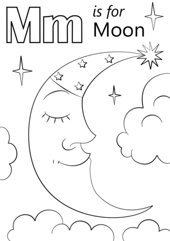 Letter m coloring pages free coloring pages