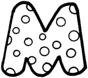 Letter m coloring pages free coloring pages