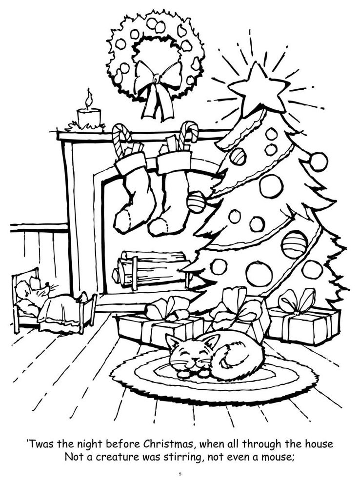 Night before christmas coloring pages christmas coloring books christmas coloring sheets christmas coloring pages