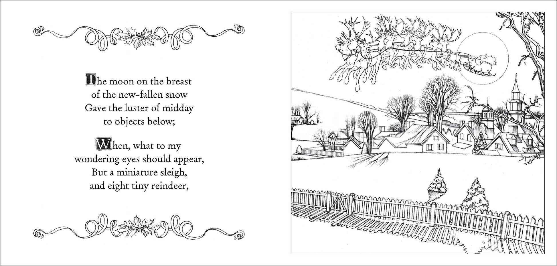 The night before christmas coloring book the classic edition the new â cider mill press