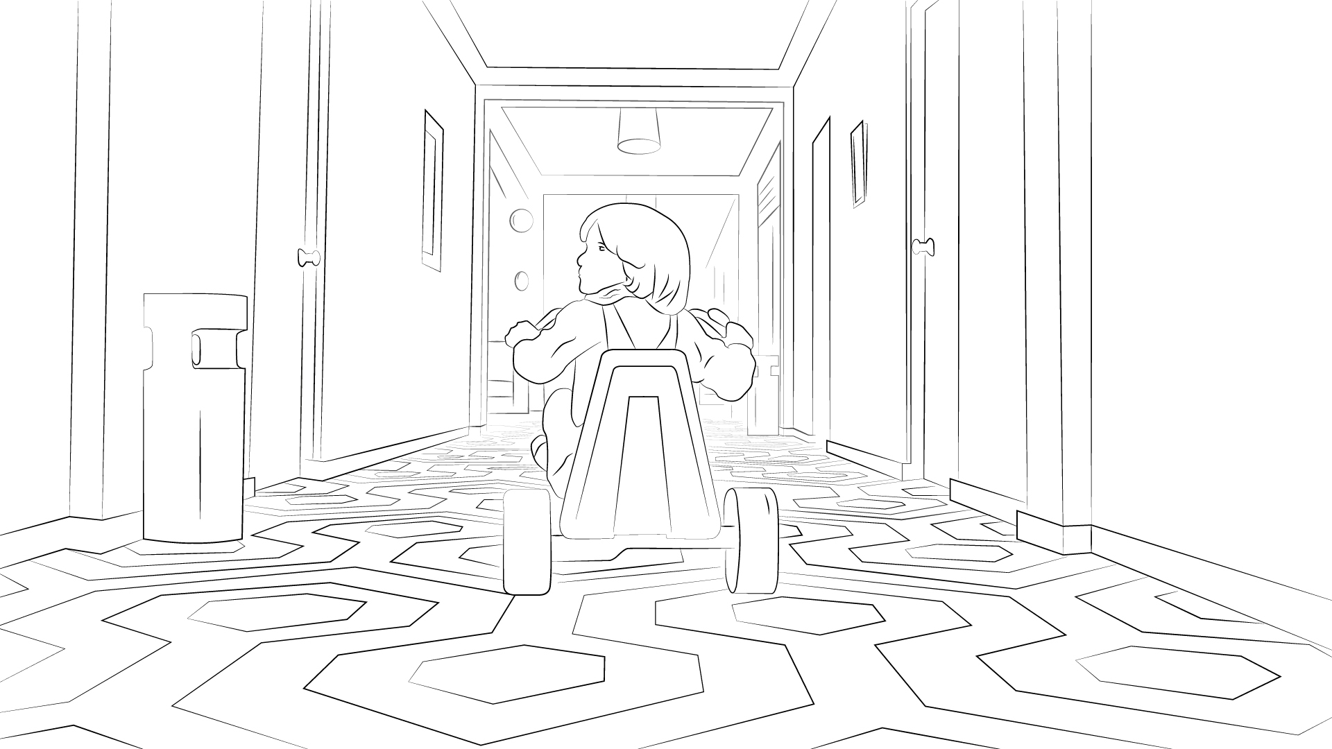 The shining colouring
