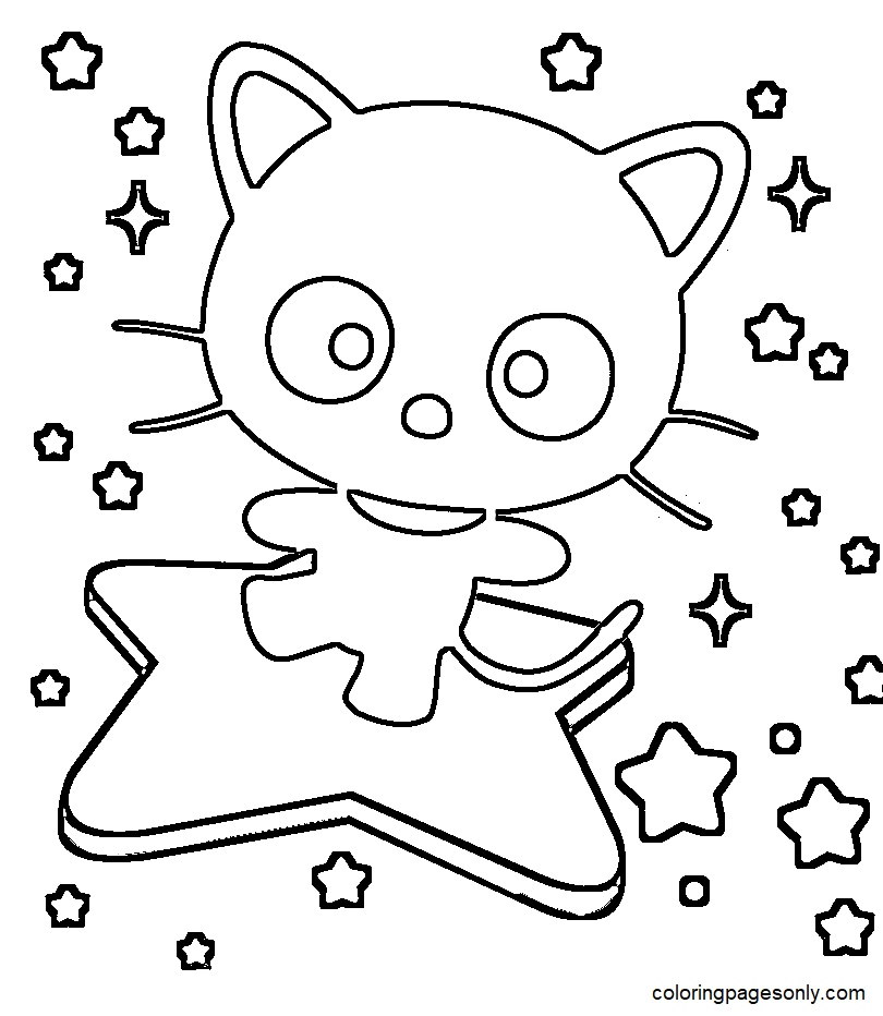 Chococat coloring pages printable for free download