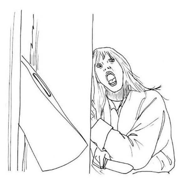 Horror movie coloring pages sketch coloring page coloring pages scary coloring pages halloween coloring book
