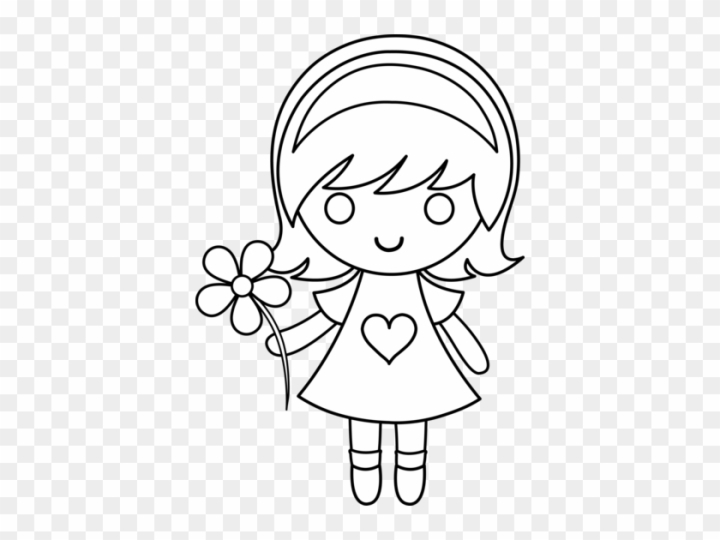 Free shining design little girl coloring pages characters