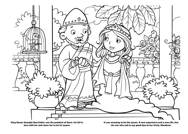 Esther coloring book