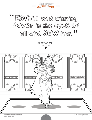 Purim coloring and activity book teaching resources