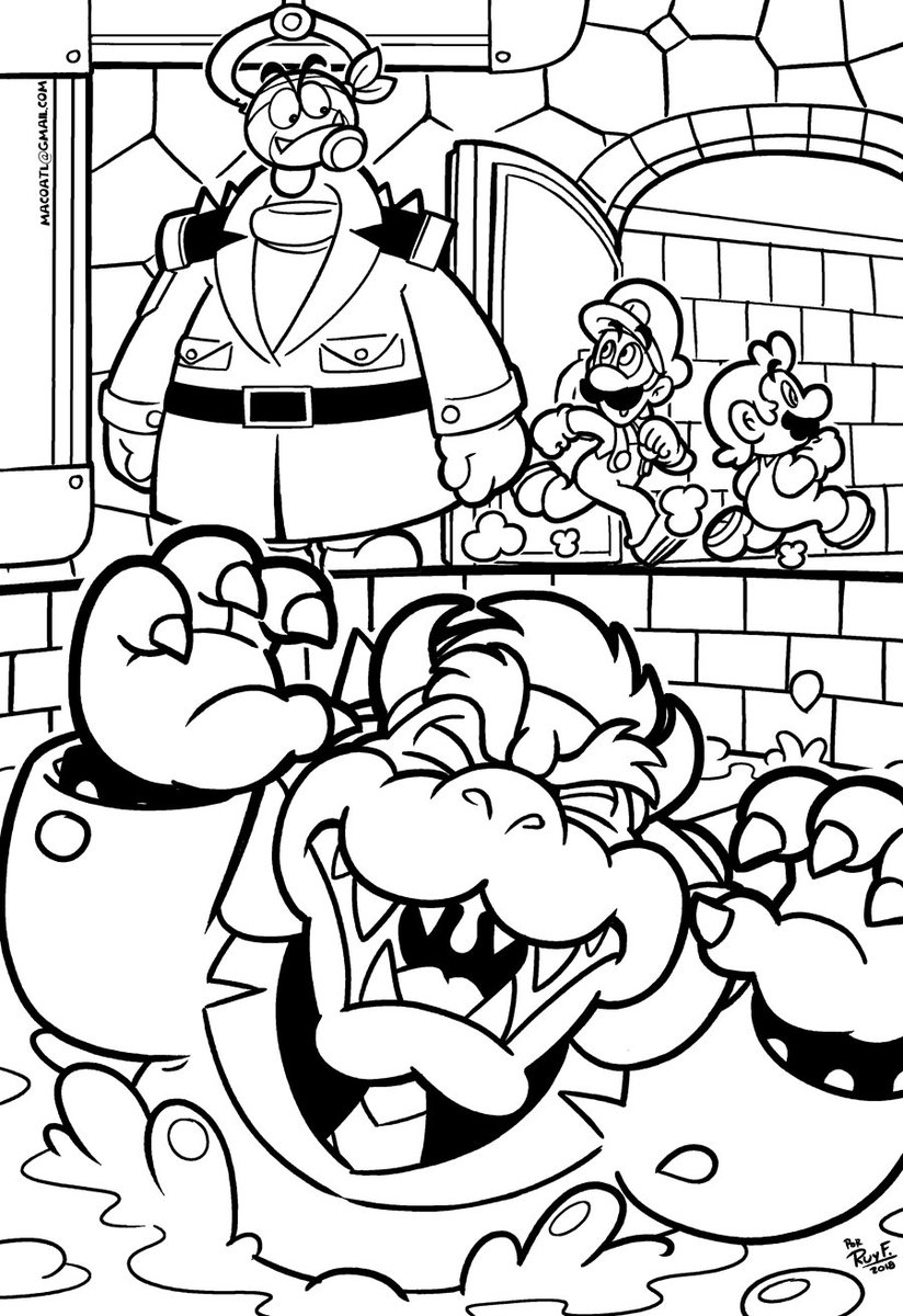 Macoatl on x its that time for mor pages of my remake of the super mario bros movie coloring book supermariobros supermariobrosmovie remake coloringbook bowser toad goomba mario luigi nintendo httpstcooivxncsuol