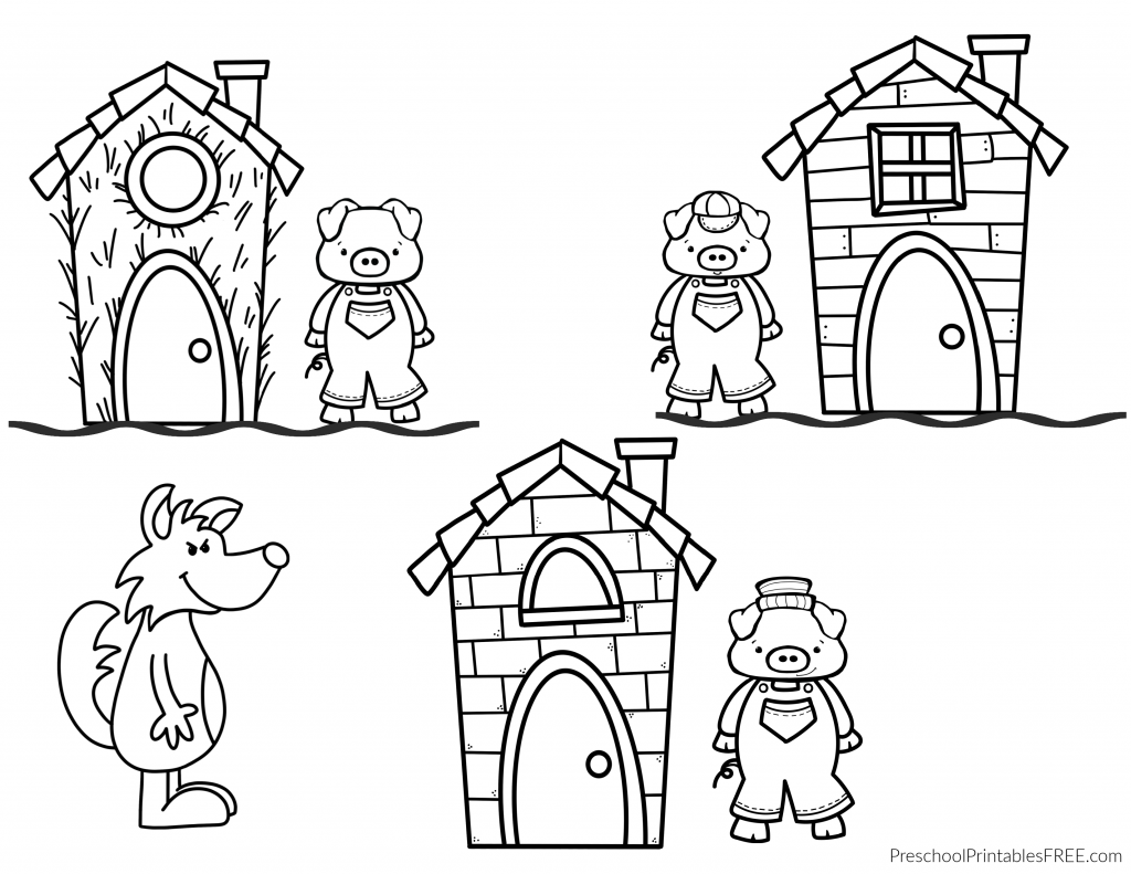 Three little pigs activities for preschoolers printable â free preschool printables