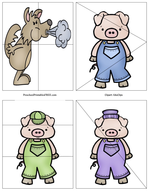 Three little pigs activities for preschoolers printable â free preschool printables