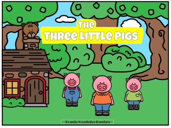 Three little pigs pdf story color pages by eranda kaushalya bandara