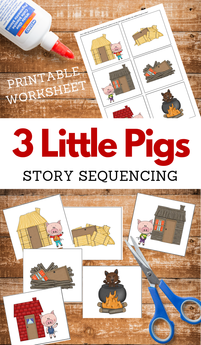 Three little pigs sequencing