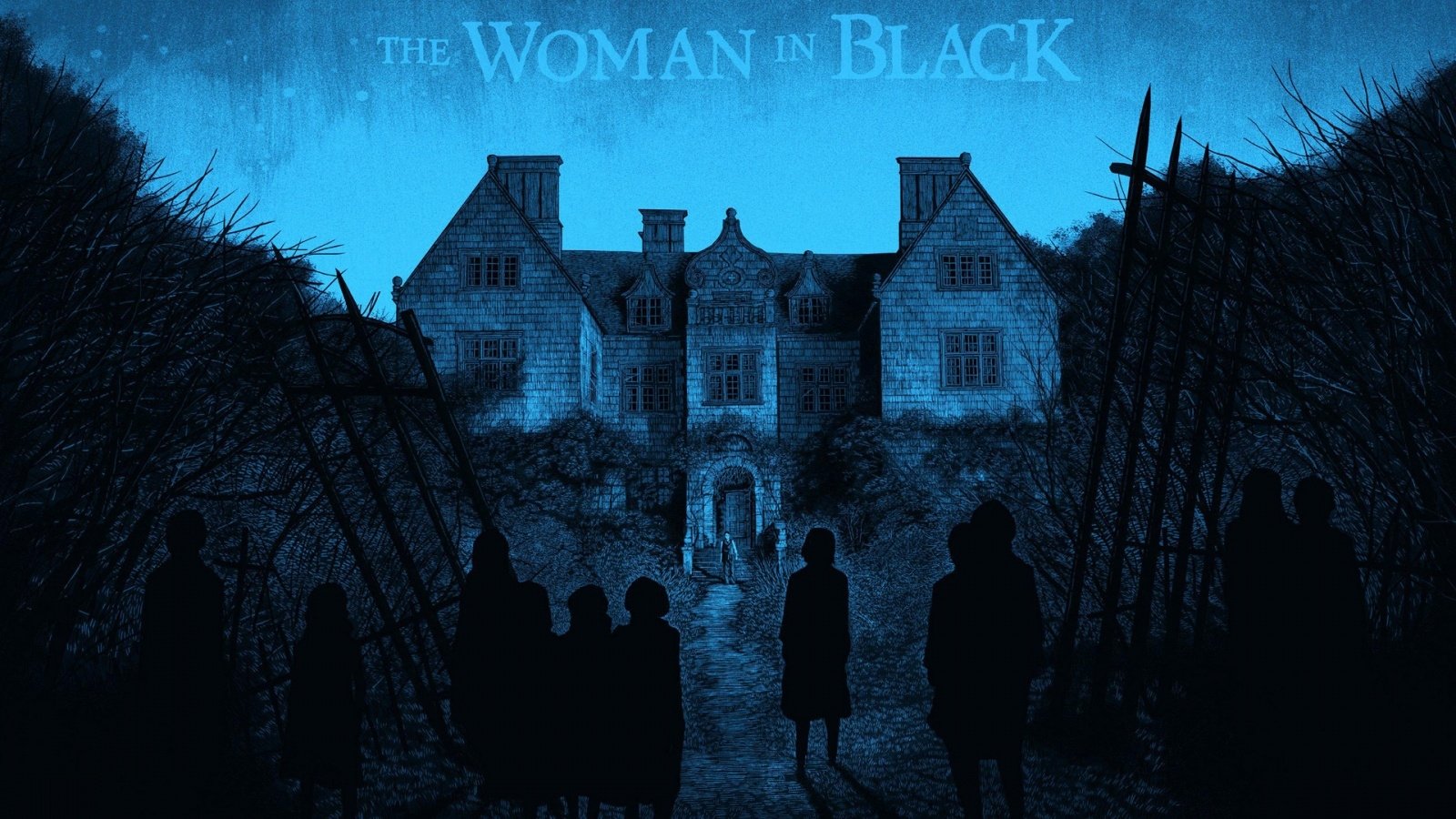 The woman in black hd papers und hintergrãnde