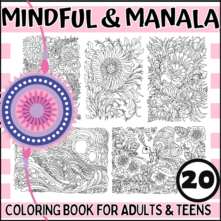 Mindful coloring pagesmandala coloring pagesbig kids adult coloring pages pdf made by teachers