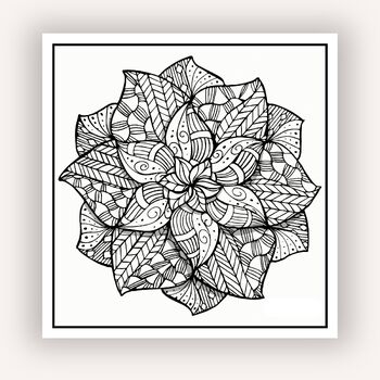 Mandala coloring book for adults relaxation stress relief