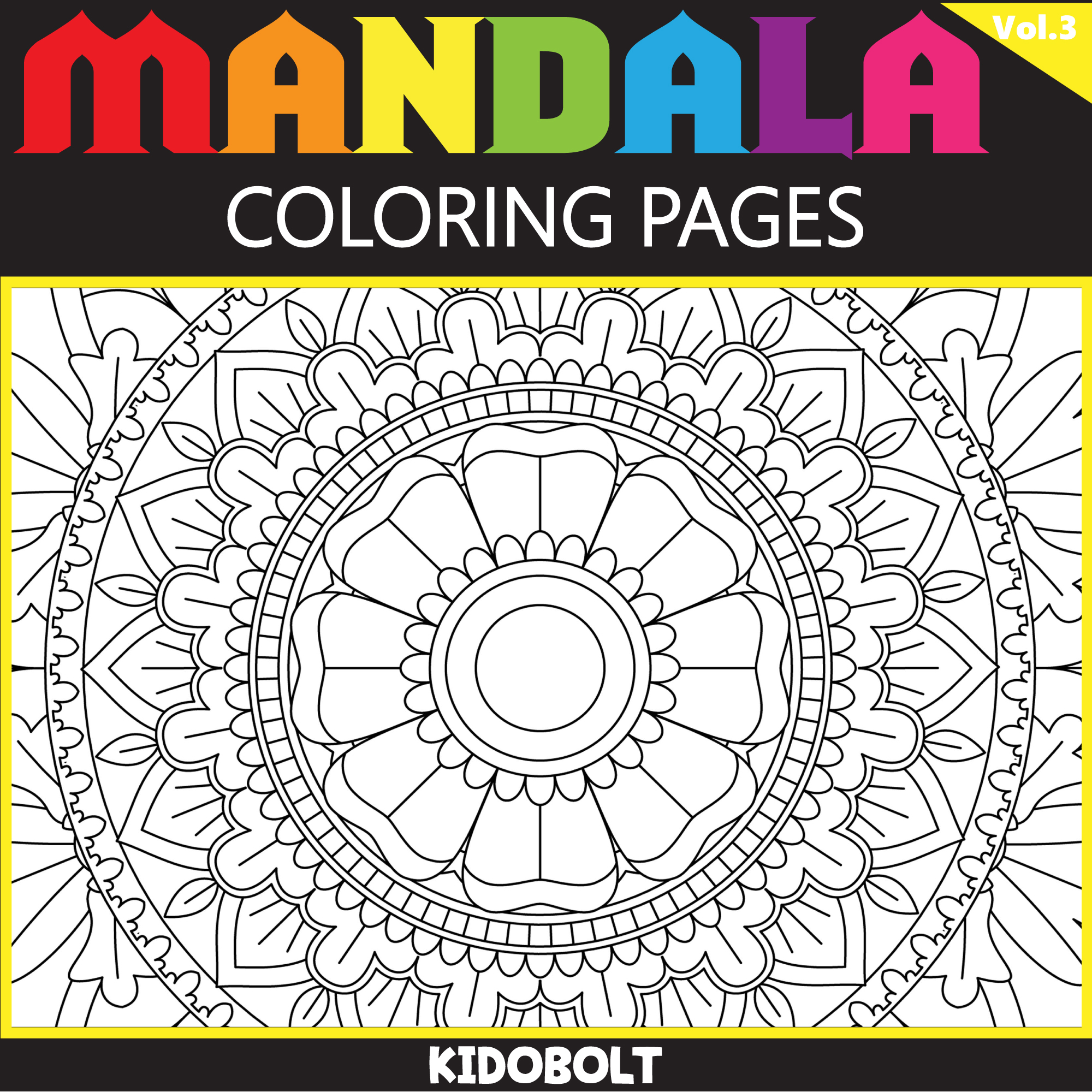 Mandala coloring pages vol made by teachers