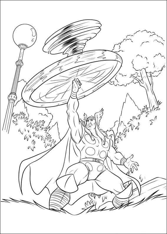 Thor coloring pages by coloringpageswk on