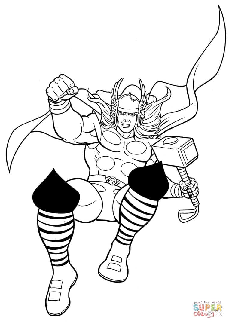 Avengers coloring pages for free