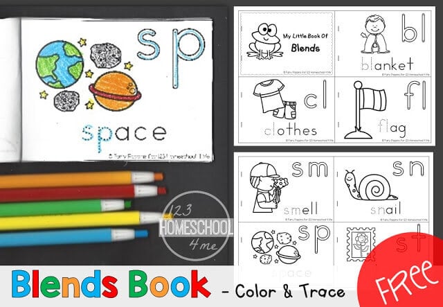 Free color trace blends book