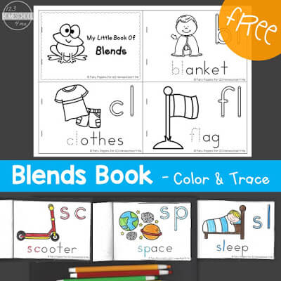 Free color trace blends book