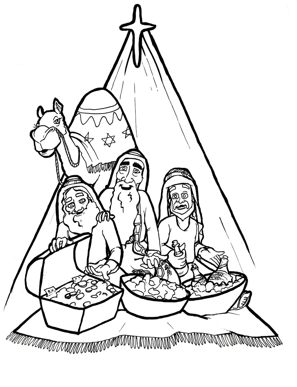 The kings coloring page