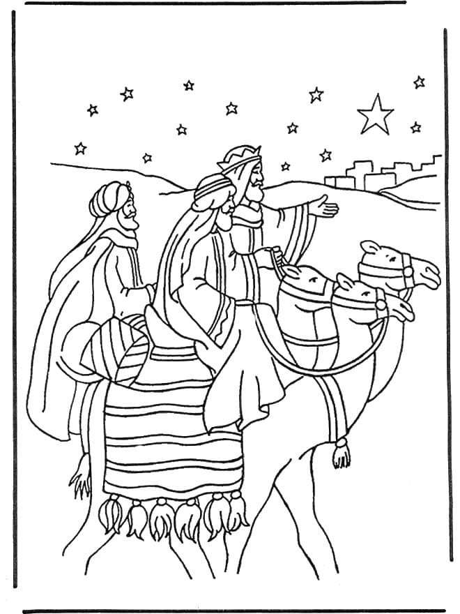 Epiphany coloring pages