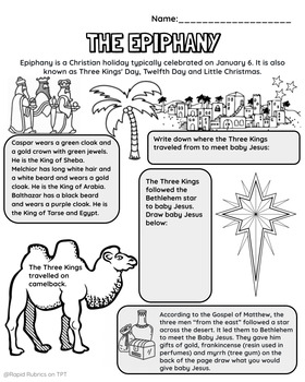The epiphany holidays around the world coloring page colouring by rapid rubrics