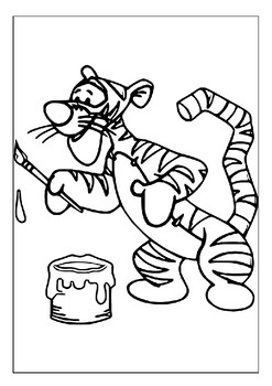 Tigger disney coloring fun join the adventure with winnie the poohs tigger
