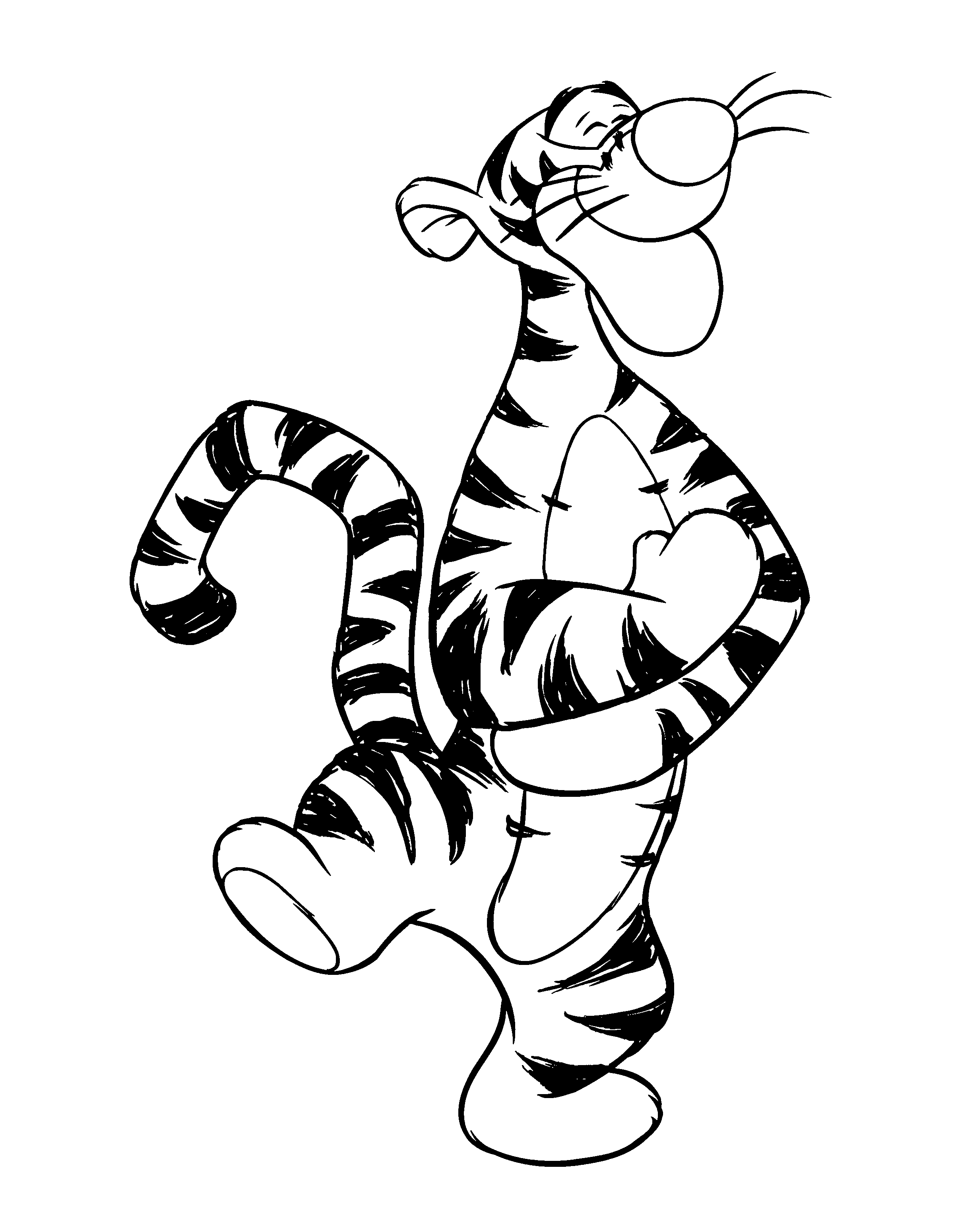 Coloring pages tigger winnie the pooh coloring page
