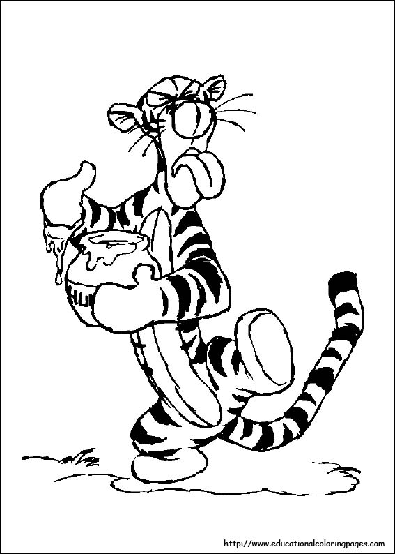 Tigger coloring pages