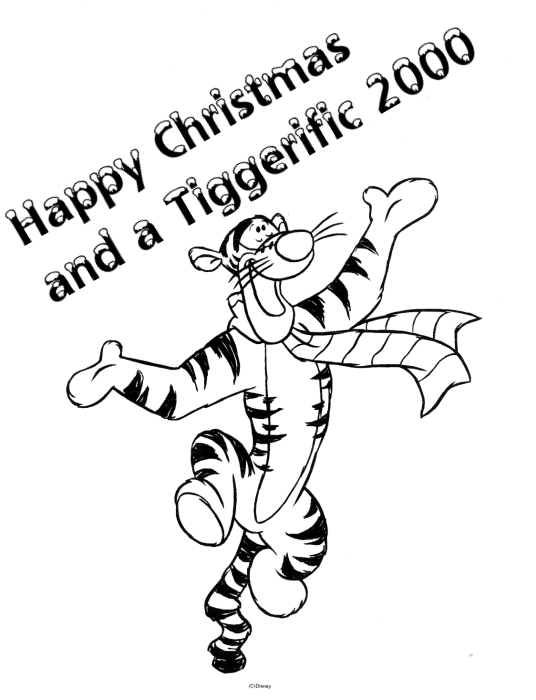 Tiggers coloring pages
