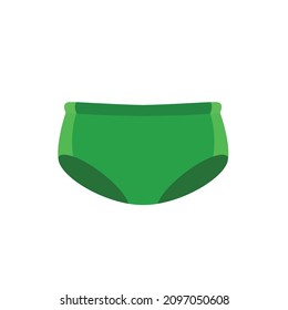 Green underwear swim briefrs vector emoji stock vector royalty free