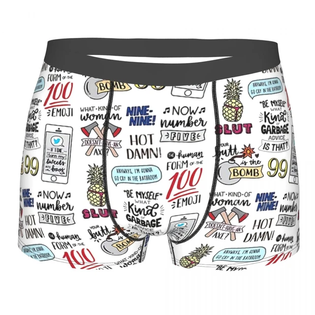 Brooklyn nine nine version tv show art underpants breathbale panties male underwear print shorts boxer briefs