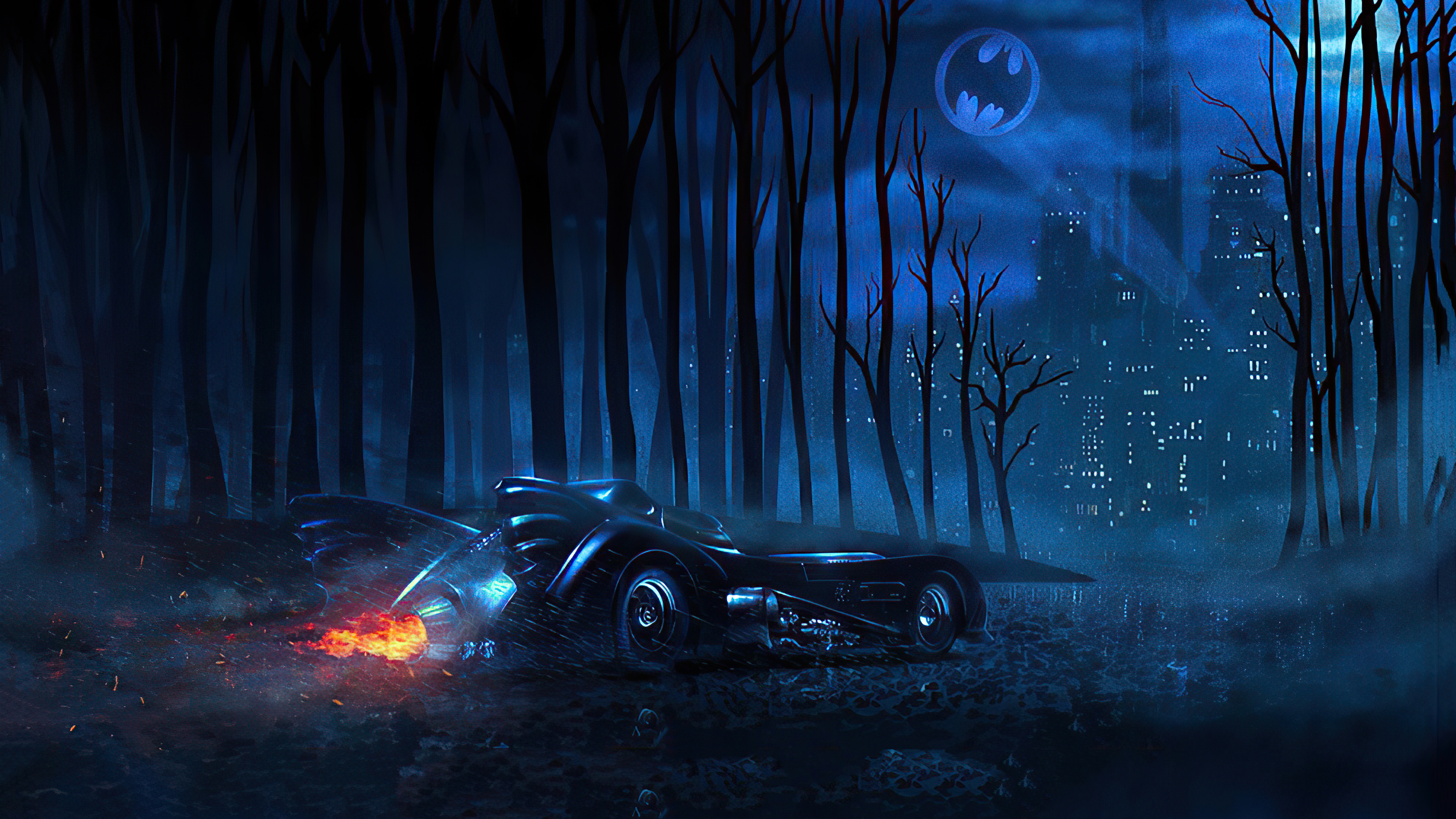 Tim burton batmobile hd superheroes k wallpapers images backgrounds photos and pictures