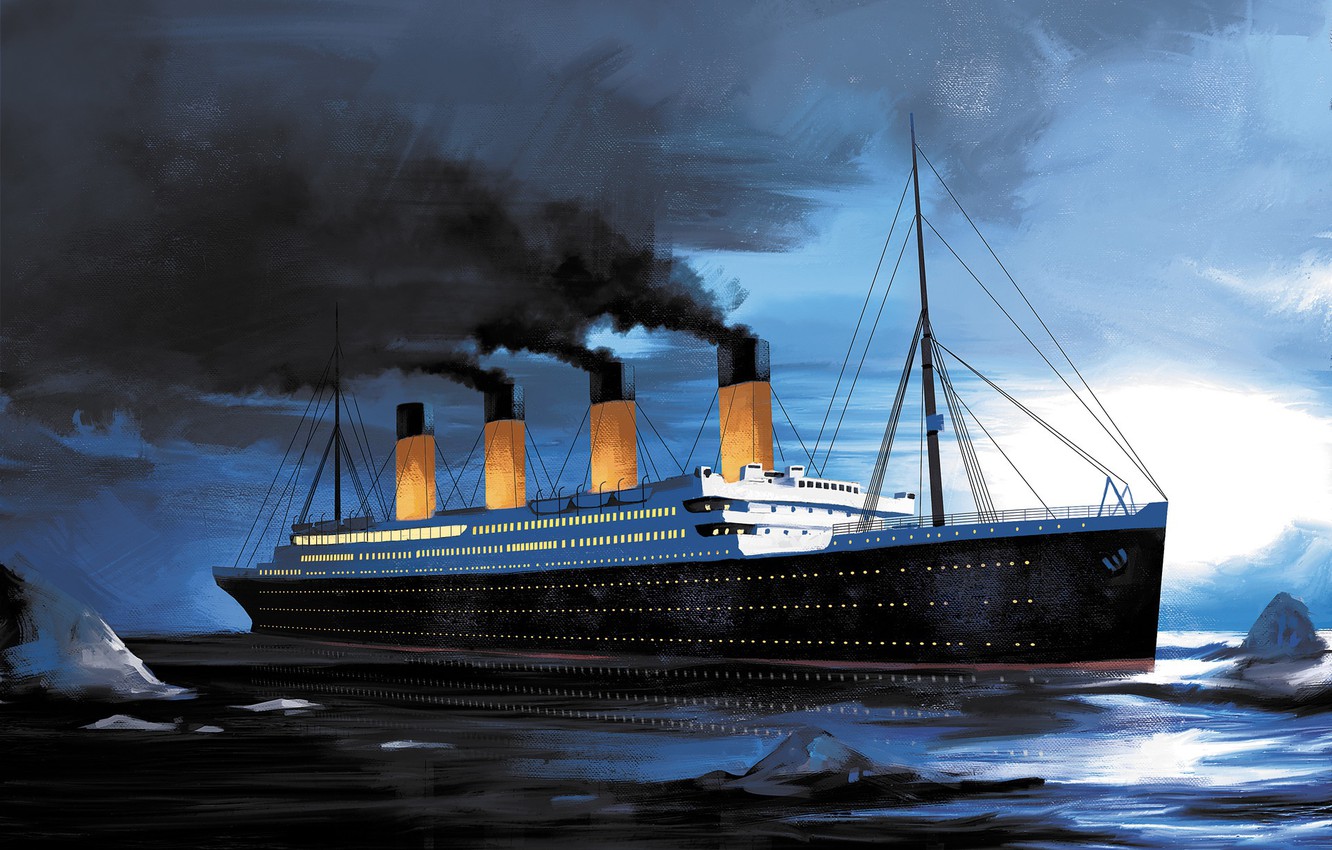 Wallpaper wave ship titanic transatlantic ships images for desktop section ñðð