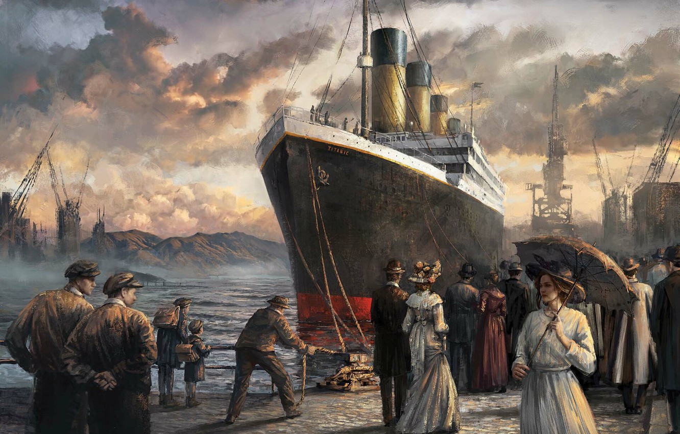 Wallpaper people art steamer painting titanic titanic images for desktop section ððððððññ