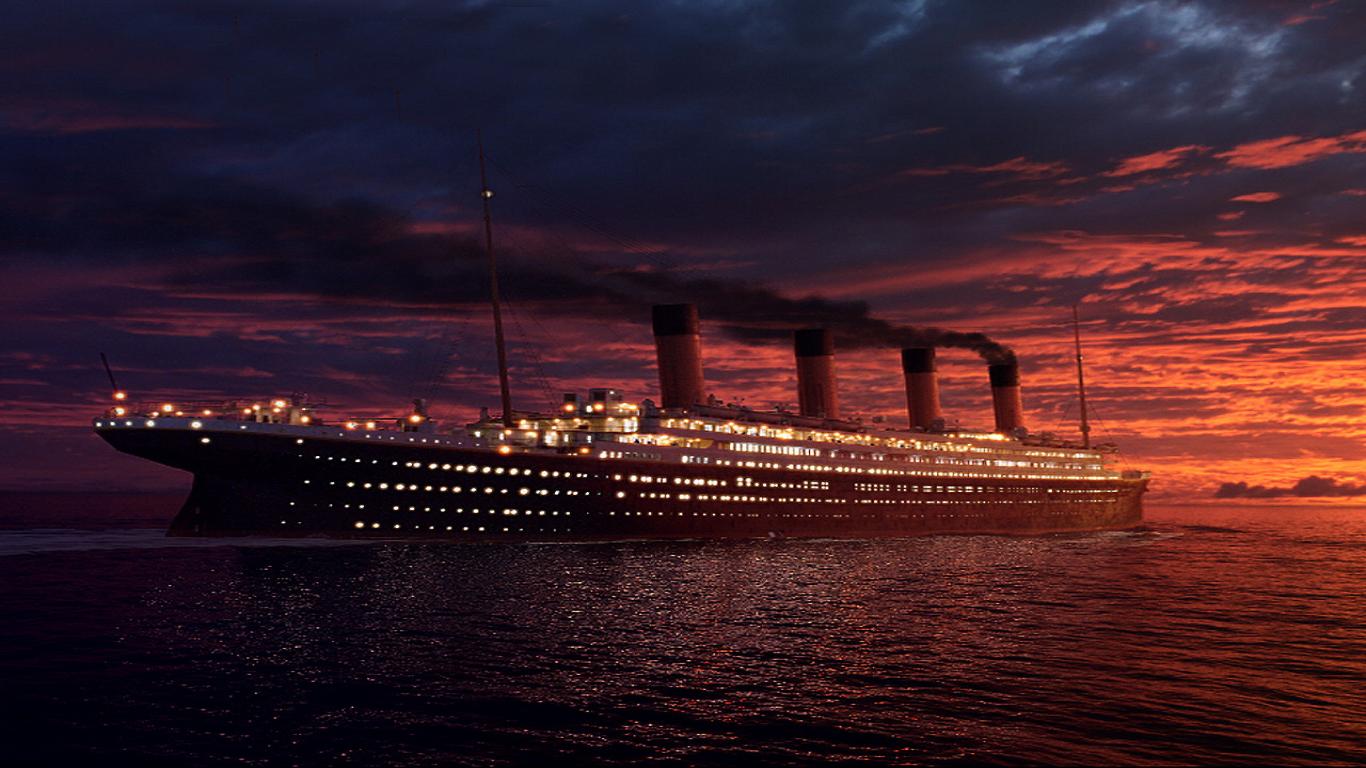 Wallpaper titanic ship