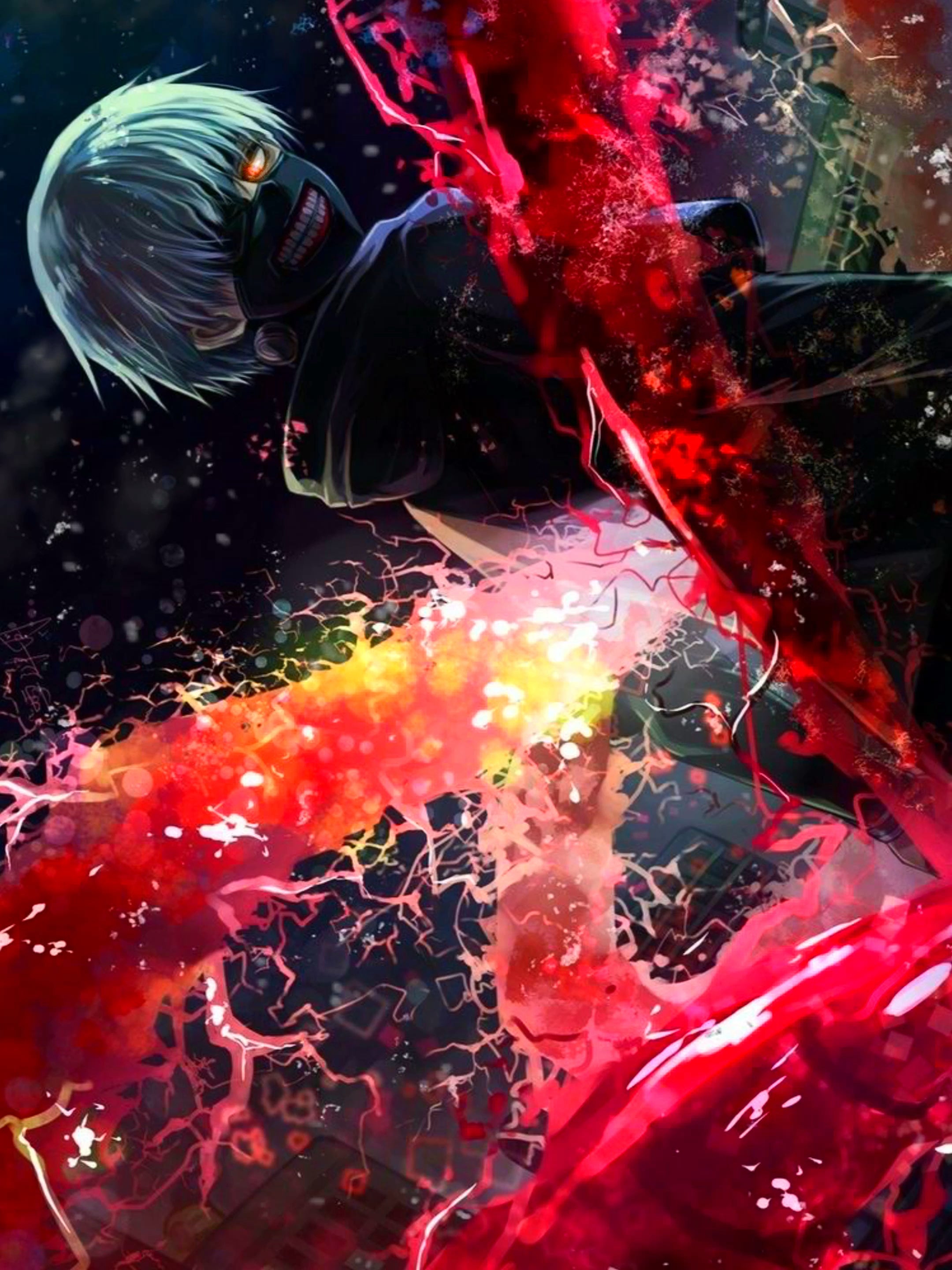 Kaneki live wallpaper i made cant find the oc for the art rtokyoghoul