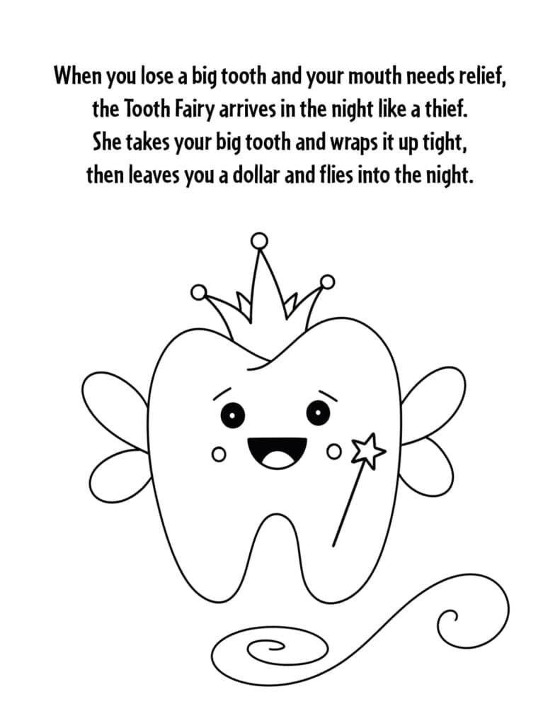 Letter from the tooth fairy free printable â the hollydog blog