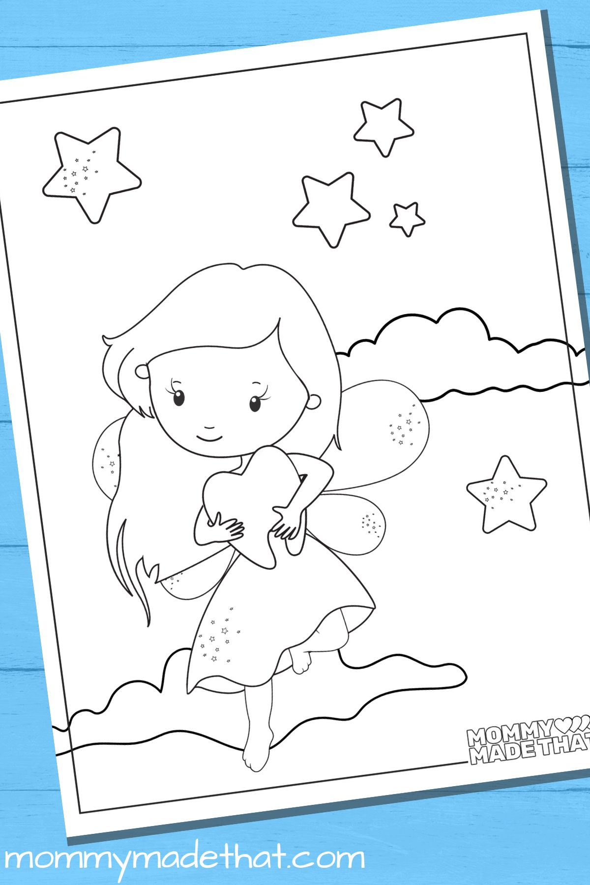 Fun tooth fairy coloring pages for kids free printables
