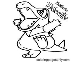 Totodile coloring pages ideas coloring pages free printable coloring pages printable coloring pages