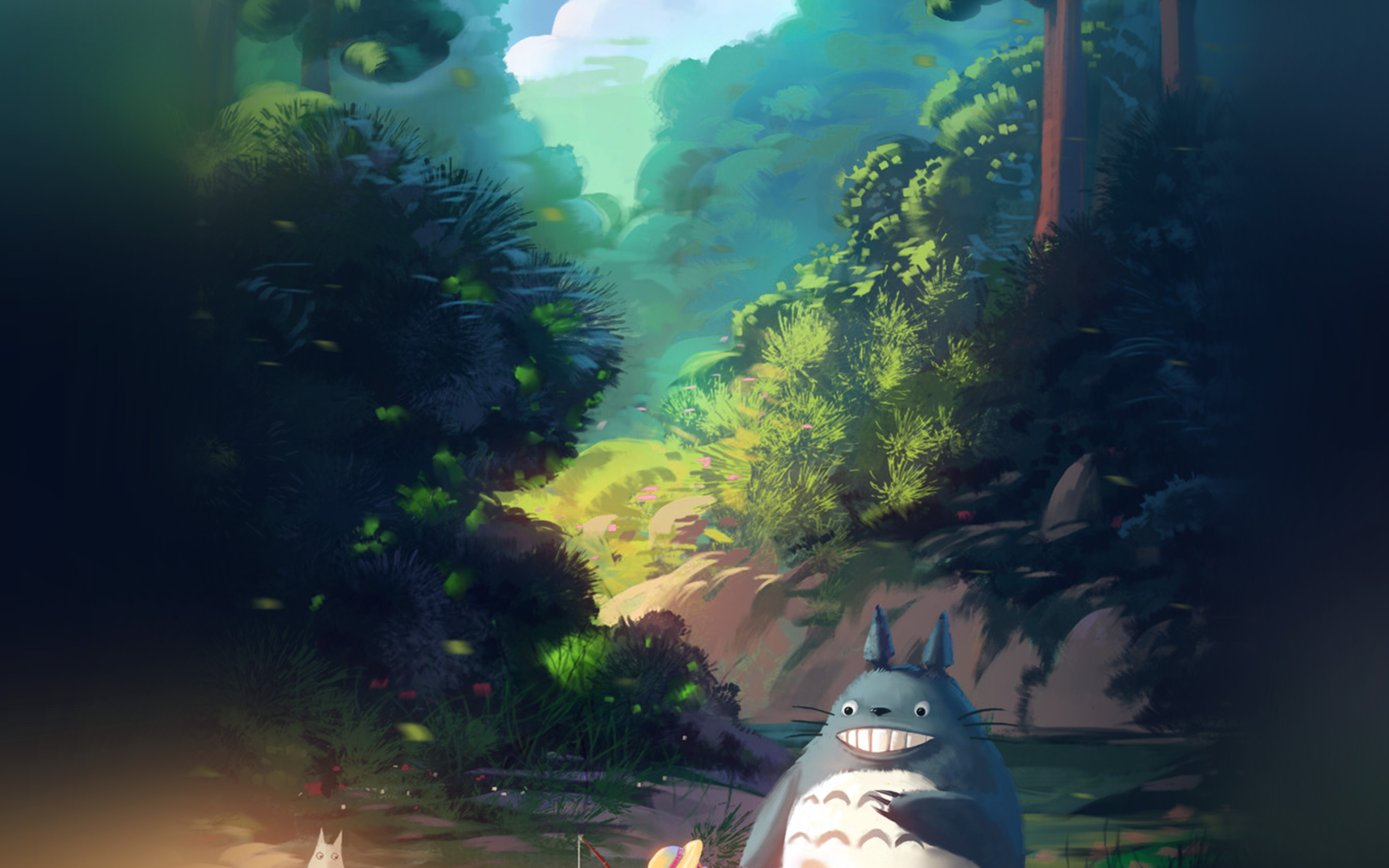 Totoro my neighbor totoro p k k hd wallpapers backgrounds free download rare gallery