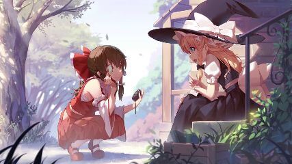 Touhou project animated wallpaper