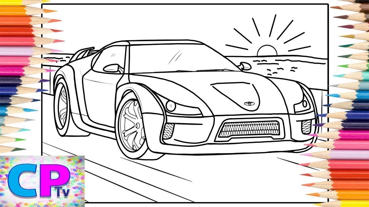 Toyota supra coloring pagescoloring toyota carleateq