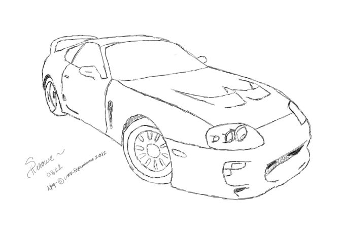 Toyota supra mission for toyosupra by shirowe on