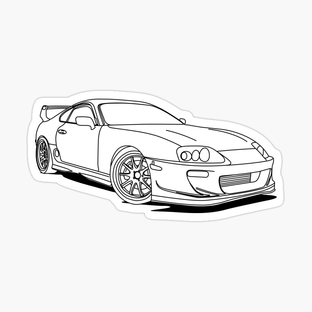 Toyota supra poster for sale by megalawlz