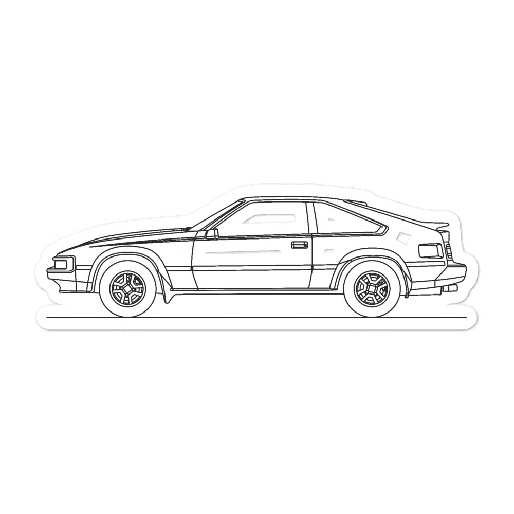 Toyota supra a sticker â artlines design