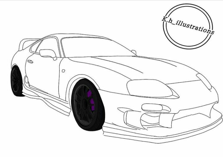 Oh yasss those wheels are ð starting to draw a toyota supra for by future sister in law ð art amino