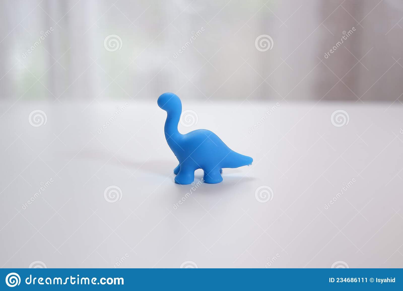 Photo of dinosaur toys with various colors stock image