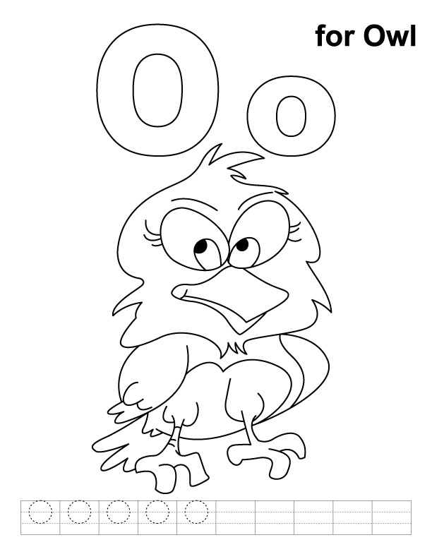 O for owl coloring page with handwriting practice download free o for owl coloring page with handwriting practice for kids best coloring pages